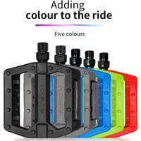 KORE Bicycle Pedals Anti-slip Ultralight Nylon Water-proof Footrest Road BMX MTB Flat Platform Bicycle Parts Accessories K916