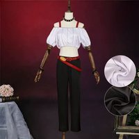 Kirara Hoshi Cosplay Costume Anime JJK The Culling Game Clothing Women Top Pant Belt Set Roleplay Outfit Halloween Carnival Suit