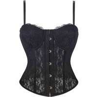 New abdomen corset Europe and the United States wind corset skinny sexy lace steel ring thin breathable.