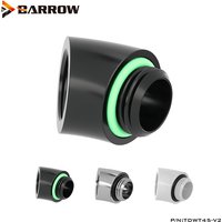 Barrow Male To Female G1/4 Thread 45 Degree Fittings Adapter Custom Computer Split Water Cooling Accessory,TDWT45-V2