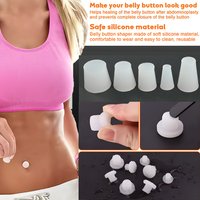 1-50PCS Silicone Navel Shaper Plug for Weight-reducing Surgery and Umbilical Hernia Repair Easy to Clean