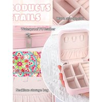 1pcs/set Mandala Diamond Painting Jewelry Box Set Diamond Art Painting Jewelry Box Portable diamond Art jewelry organizer