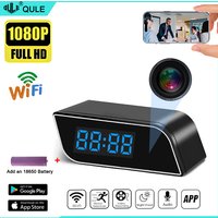 Smart Clock Camera with WiFi, Motion Detection, Night Vision, Remote Viewing, SD Card Storage – Home Security & Baby Monito