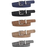 Retro frosted belt for women's summer versatile trend silver needle buckle digital fashion personalized decoration belt