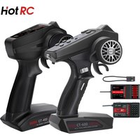 Hotrc CT400 CT600 4.5V-9V 4CH 6CH 2.4GHZ FHSS Radio Control System Transmitter With Receiver For RC Car Boat Tank Truck Toy