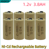 1.2V 3800mAh Sub C Ni-CD Rechargeable Battery SubC Flat Top Battery for Power Tool Repair