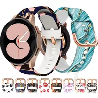 20mm Replacement Watch Strap Correa For Samsung Galaxy Watch 5 Pro/6 4 44 40mm Classic 46 42 47 43mm Silicone Watchband Bracelet