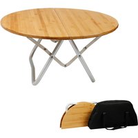 Garden Camping Table Tourist Table Outdoor Foldable Portable Picnic Bamboo Round Folding Desk Table Nature Hike