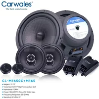1kit 6.5 Inch 2-Way Combination Coaxial Speaker Kit Audio Sound System Set Tweeter Subwoofer for Car 6.5 treble woofer Speaker