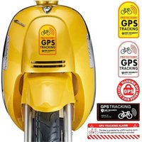 AliExpress NONE 1Set Bike Anti-Theft Warning Sticker - GPS Tracking Reflective Waterproof, Universal for Bicycle/Scooter/Motorcycle