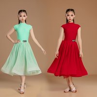 Moderndance dressforgirls spring and summer children's ballroom dance Professional CompetitionModern dance dress Quickstep dance