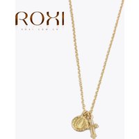 ROXI Vintage Medal Cross Clavicle Necklaces for Women Girls Wedding Pendant Necklaces Sterling Silver 925 Chain Gold Necklace