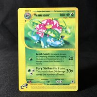 Proxy PKM PTCG E Expedition Base Set Aquapolis Series Venusaur Tyranitar High Quality Proxy Cards Game Collection Anime Cards.