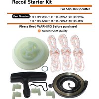 Recoil Starter Pulley Rope Spring Pawl For Stihl FS250R,FS300,FS350,FS400,FS400K,FS400L,FS450,FS450K,FS480,FS480K,HT250,SP481