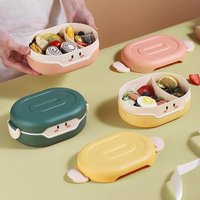 Boîte à déjeuner Bento mignonne de 780ml, Kawaii pour enfants d'école, Style japonais, Sandwich à pain pour enfants de la maternelle, boîte alimentaire en plastique