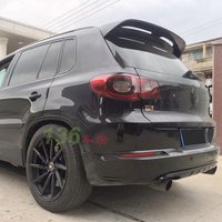 For Volkswagen VW Tiguan Spoiler 2009-2016 Carbon Fiber Styling Carbon Spoiler Wing Trunk Lip Boot Cover Car Styling