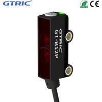 GTRIC Miniature laser Ptoelectronic Sensor NPN PNP Ultra-thin Diffuse Reflection Optical Sensor Switch 3-150mm 24V DC With BGS