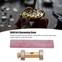 3000 Grit Sharpening Stone Watch Screwdriver Sharpening Stone 3000 Grit Copper Wristwatch Screwdriver Sharpener Repair Tool