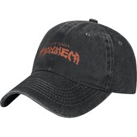 Vintage Lady Gaga Mayhem Album Logo Baseball Caps Men Women Distressed Cotton Snapback Cap Outdoor Travel Adjustable Hats Cap