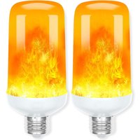 LED Flame Bulbs E27 E26 E14 B22 85-265V 220V 110V LED Flame Effect Fire Light Bulb 12W Flickering Emulation Decor LED Lamp