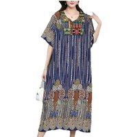 Long Nightgowns Summer Pajamas Women's Home Clothes New Dress Vintage Sleepwear For Sleeping Casual Loose Nightwear Woman