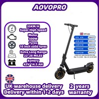 AOVOPRO Electric Scooter 500W/1000W Power Maximum Speed: 22 miles per hour Adult Model Range: 28 miles Foldable Electric Scooter