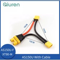 1PCS AS150U to XT90 Adapter Cable 12cm/10cm 8AWG Wire Male Female Plugs Connection Line Voltage Increase for RC Model Aircraft