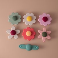 1PCS Silicone Baby Teether Sucker Chewing Toy BPA Free Infant Sensory Teething Toy 0-12 Months Gift Toddler Fidget Toys