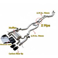 OEM Z-Pipe Equal Length Exhaust Catback for BMW M3 G80 M4 G82 S58 3.0T Valvetronic Muffler System SS304 1:1 Precision Fitment