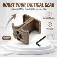 M4 AR-15 Modell Mag Paralleler Magazinkoppler Clip Doppelter Magazinkoppler Verbindungsstück für Backyard-Simulationsspiele Upgrade-Teil