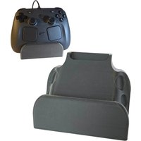 for Steam Controller 2026 Vertical Stand Desktop Mount 3D Printed PLA+Holder with Cable Management and Wireless Charging Support