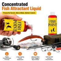 100ml Trout Lure Fish Attractant Concentrated Fast-Acting Bass Scent Fish Attractant for Crucian Carp Grass Carp Tilapia Outdoor
