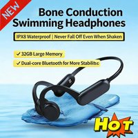 NEW Wireless Bone Conduction Headphones Bluetooth Earphone Sport Swimming Bluetooth Compatible Headphone Hand-free With Mic 2026