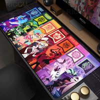 XXL Mouse Mat Hazbins Hotels Cartoon New Mouse Pad Gamer Mousepad Natural Rubber Soft Deskmat Office Accessories Large PC Mats