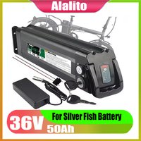 high-capacity 36V 20Ah/ 30Ah/40Ah/50Ah 4Pin 500W Bike Battery Pack Silverfish Lithium Ion for Conversion Kit with Charger
