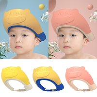 Shampoo Artifact Baby Shower Cap Ear Protection Bathing Hair Wash Hat Safe Adjustable Bath Head Cover Kids