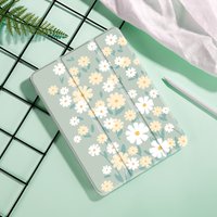 Blumenhülle kompatibel mit iPad iPad 9,7 Zoll (6./5. Generation, 2018/2017) Mini4/5, Air4/5 10,9 Zoll, mit Stifthalter