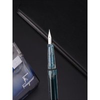 Student Office Business 0.38mm Transparent EF Nib Piston Fountain Pen Ink Pens Fountain Pen Writing Pen