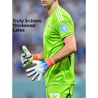 Falcon ez Sle Goalkeeper Gloves Latex Non-Slip Breathable for Cetition Youth Size without Finger Protection