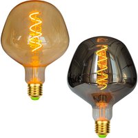 TIANFAN Vintage Led Bulb Special Shaped Big Teardrop G125 4W Dimmable 220-240V E27 Decorative Light Bulb Super Yellow Warm