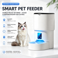 WiFi Pet Automatic Feeder With HD Camera Real Time Video View Intercom Timed Remote Control Smart Dog Cat Feeding Dispenser