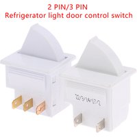 2-pin/3-pin plug Refrigerator Door Light Switch Parts Control Lighting Compatible With Hisense Haier Refrigerator Light Door