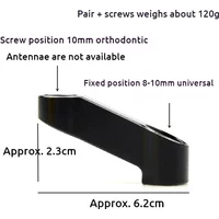 2PCS For HONDA NC750 NC700S NC750X Accessories NC750X Rearview Mirror Extend Motorcycle Aluminum Mirrors Riser Extension Bracket