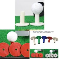 E56D 5Pcs High Performances Rubber Tees Holder Stable Training Golfball Stand Golfs Tees