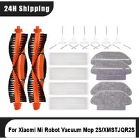 For Xiaomi Mijia Robot Vacuum Mop 2S 3C XMSTJQR2S STYJ02YM Mi Robot Vacuum Mop P Accessories Mop Cloths Main Side Brush
