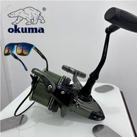 OKUMA 8000-12000 seawater freshwater reel rotating fishing reel, sea fishing gear, spinning wheel, stainless steel ball bearing,