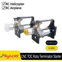 TOC Terminator Roto Electric Starter for 15cc to 80cc Gas Engine/40 to 400 Class Nitro RC Aircraft Helicopter Model