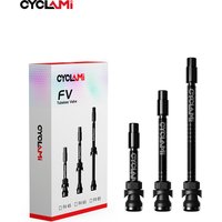 AliExpress CYCLAMI 45 65 85mm Tubeless Valves Bicycle Aluminum Alloy Presta Nipples Removable Core Air Valve For Road MTB Mountain Bike