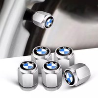 5PCS Metal Car Wheel Tire Valve Caps Air Stem Covers Accessories For BMW M E34 E36 E60 E90 E46 F10 F20 F30 X5 X6 X1 M3 M5 M6 E71