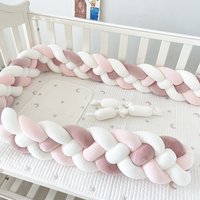 ins braided long knotted ball four strands braided throw pillow kont ball children's bed circumference, pillow 1m